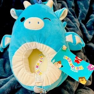Kids Bull Squishmallow slippers